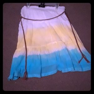Long knee skirt